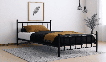 Wrought Iron Single Bed and Mattress Combo